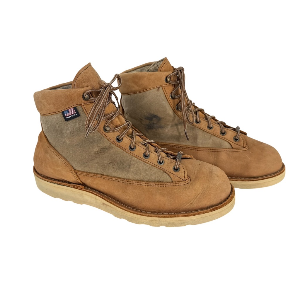 Danner Light Huckberry 30441 Boots Mens 13 EE Wide Leather Canvas Gore-Tex USA